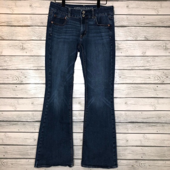 American Eagle Artist Flare Jeans Size 10 - Picture 2 of 7